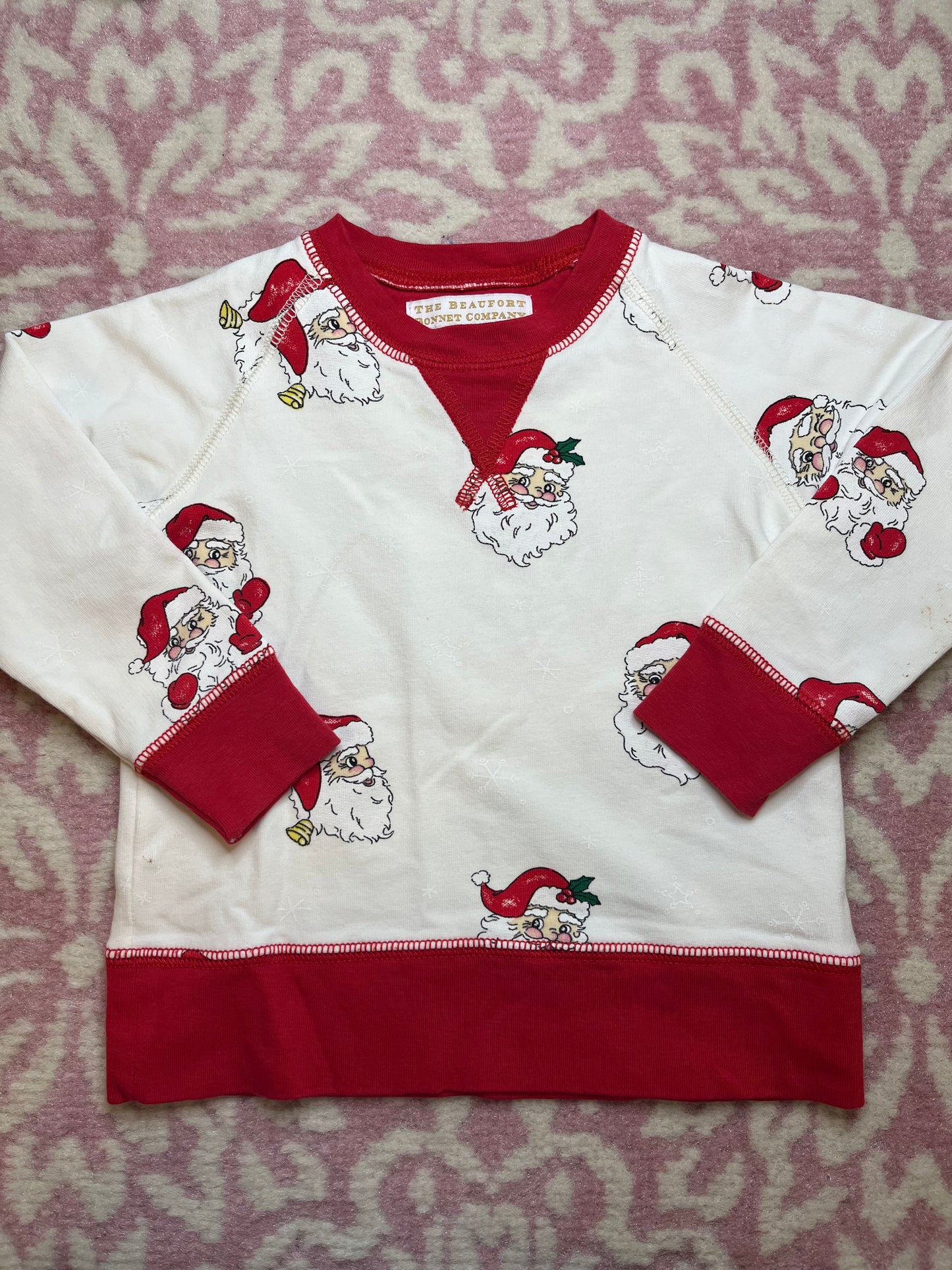 Sz 12-18M TBBC Santa Sweatshirt