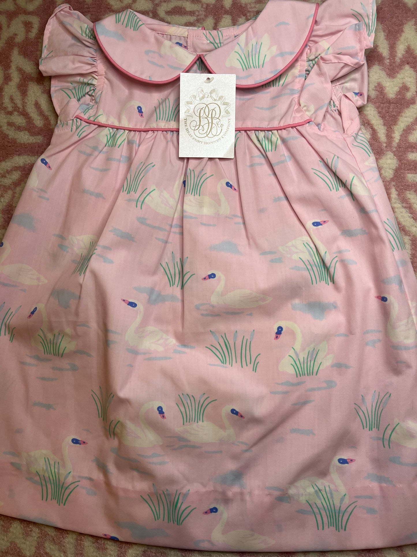 Sz 5 TBBC Abswanlutely Adorable Angel Sleeve Holly Day Dress