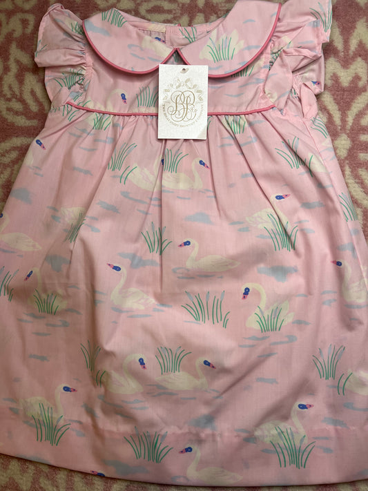 Sz 4 TBBC Abswanlutely Adorable  Angel Sleeve Holly Day Dress