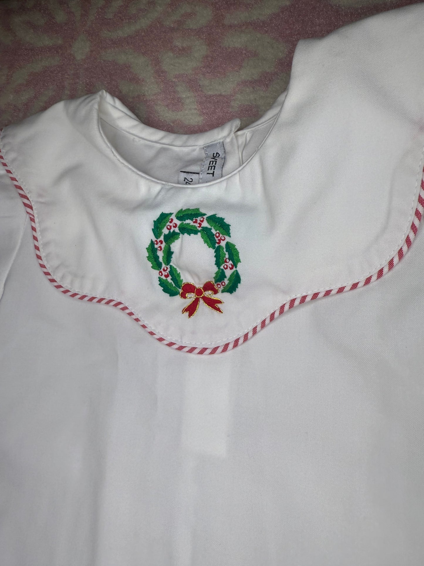 24M Sweet Dreams Christmas Wreath Dress