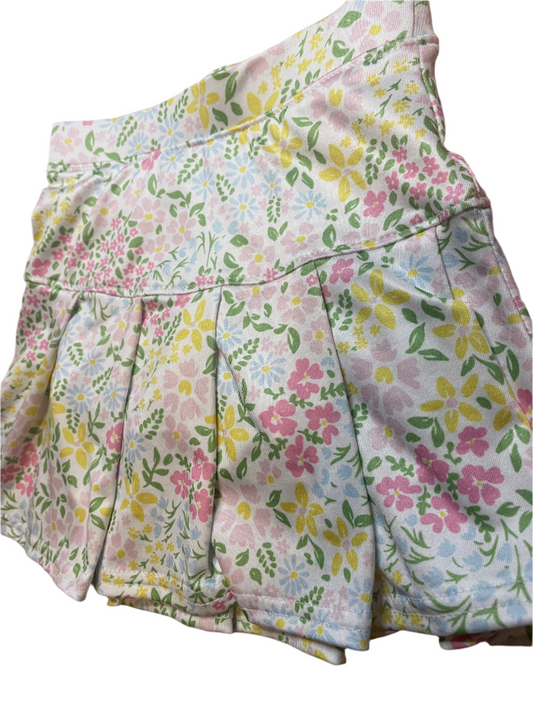 Sz 4 Flower Bouquet Skort