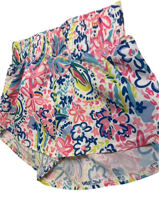 Sz 5 Neon Flower Shorts