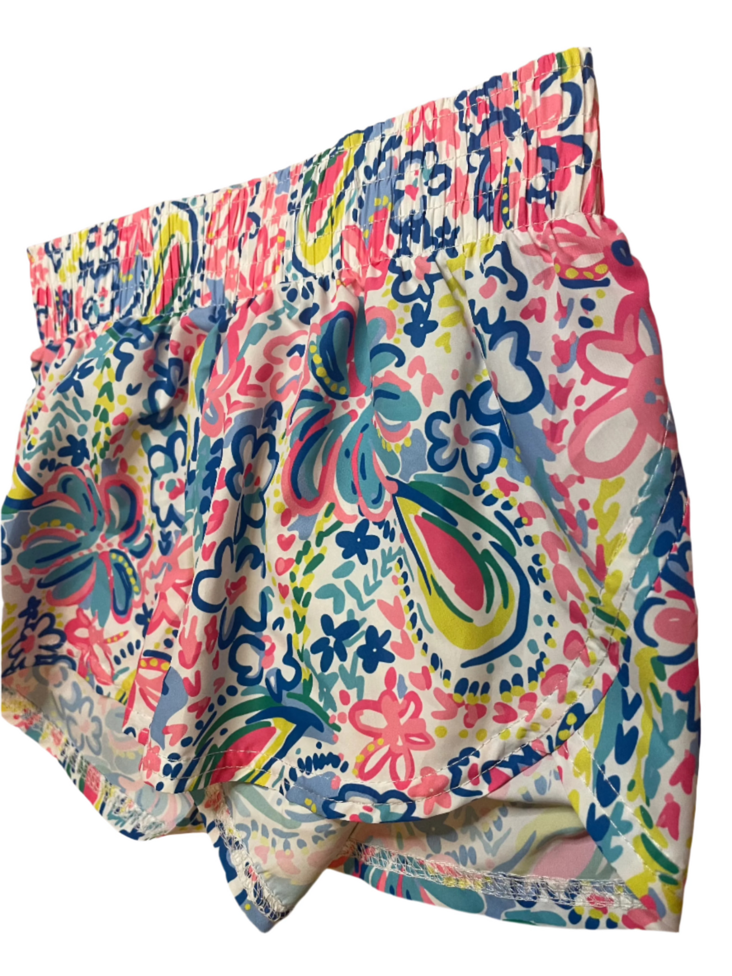 Sz 6 Neon Flower Shorts