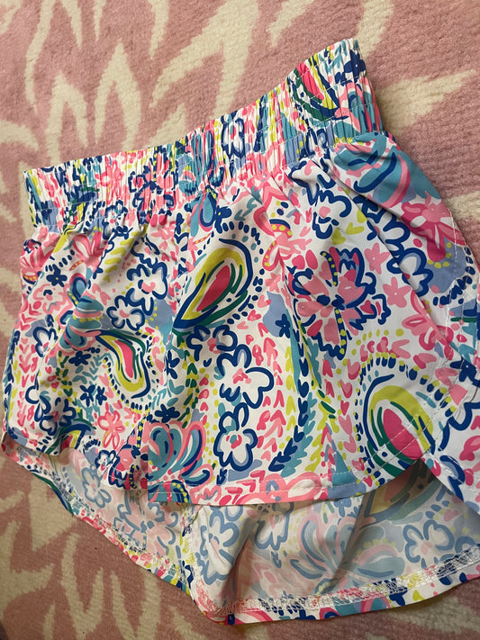 Sz 12 Neon Flower Shorts