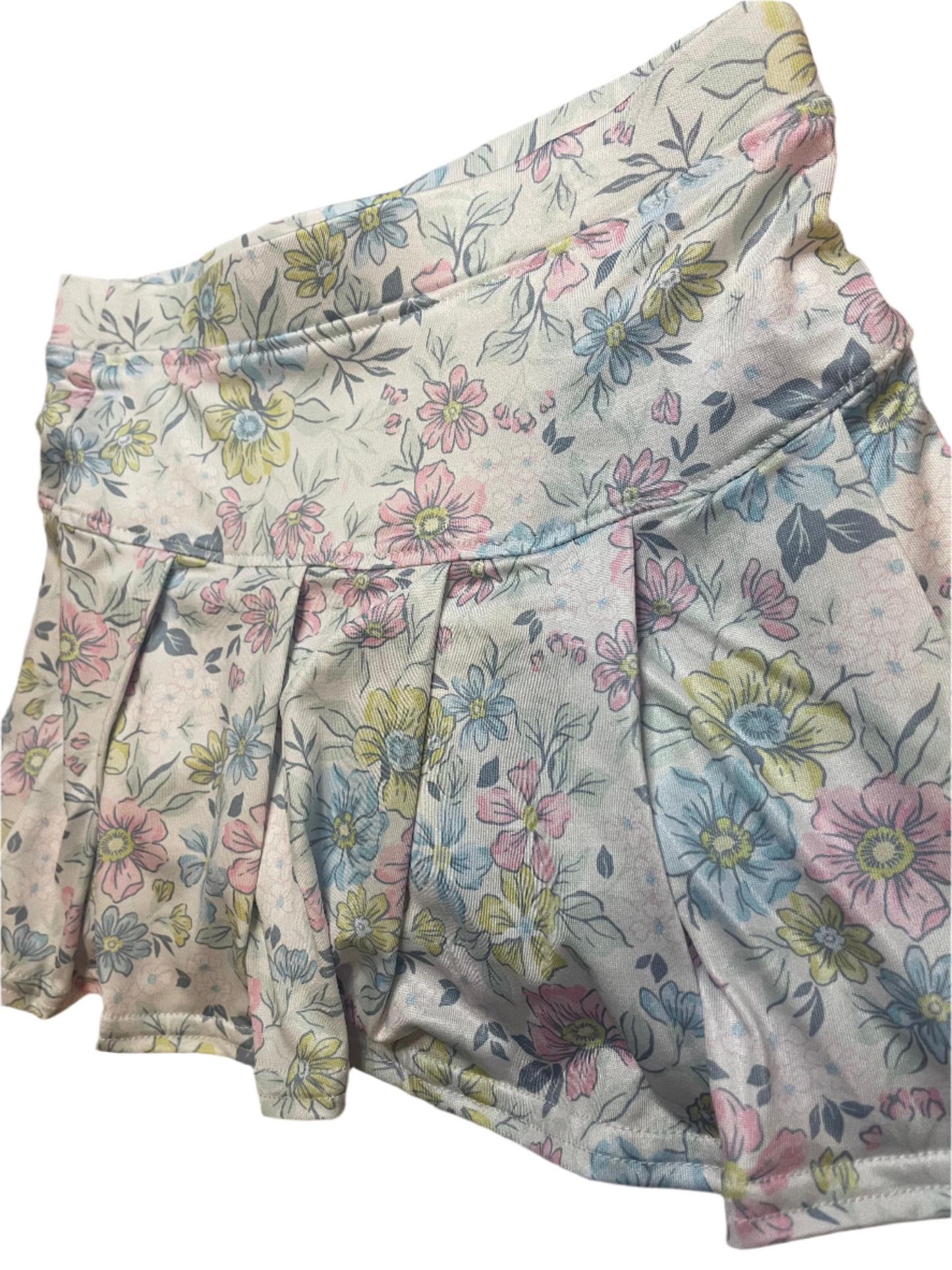 Sz 8/9 Pastel Flowers Skort