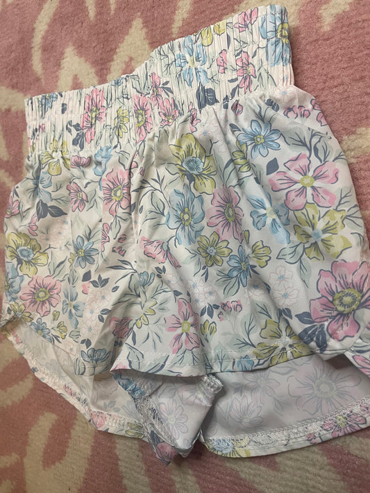 Sz 5 Pastel Flowers Shorts