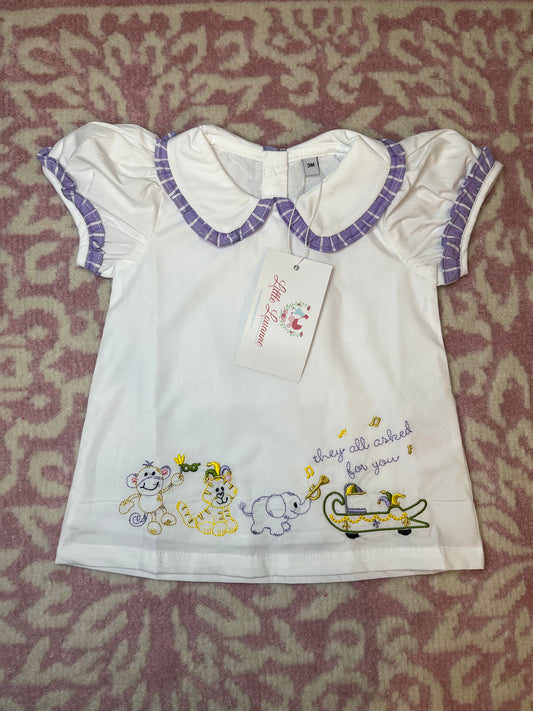 Sz 3M Little Louanne “They All Asked for You” Collared Dress