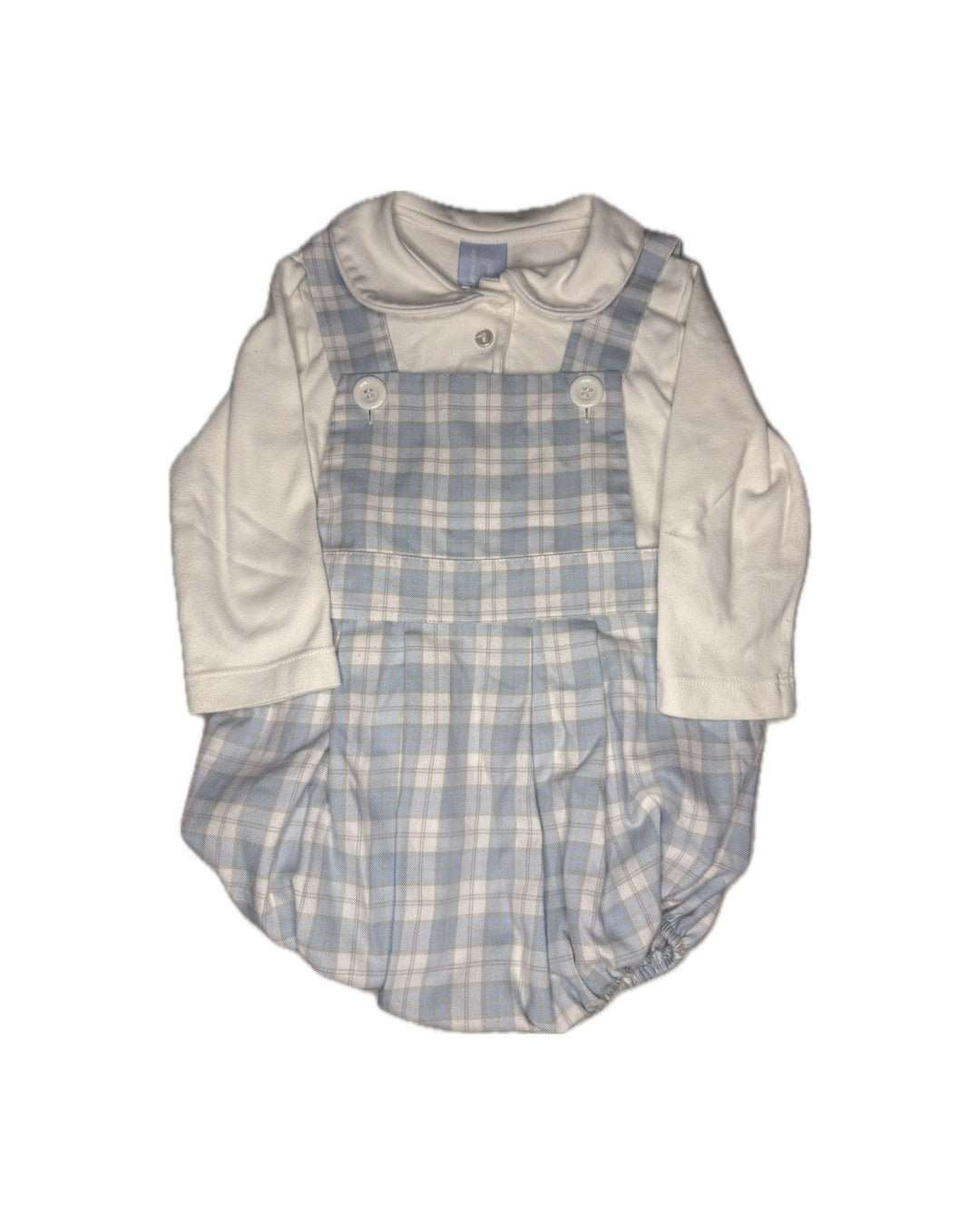 2T Eliza James + Bella Bliss Blue Plaid Bubble Set