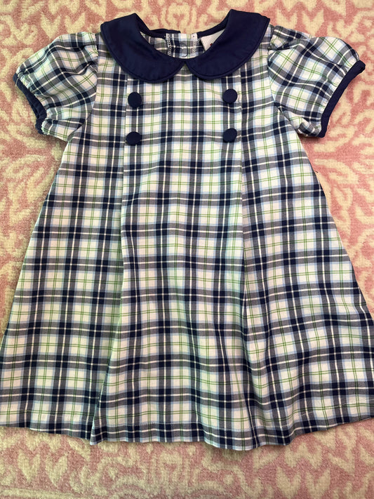 Sz 3T Delaney Plaid Dress