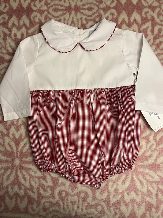 Sz 18M Little Louanne Gingham Bubble