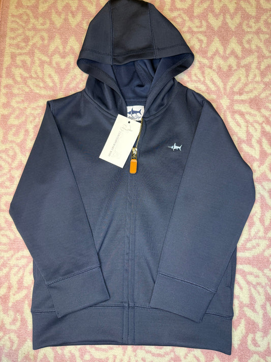 5T Saltwater Boys Company Hampton Navy Blue Zip Hoodie