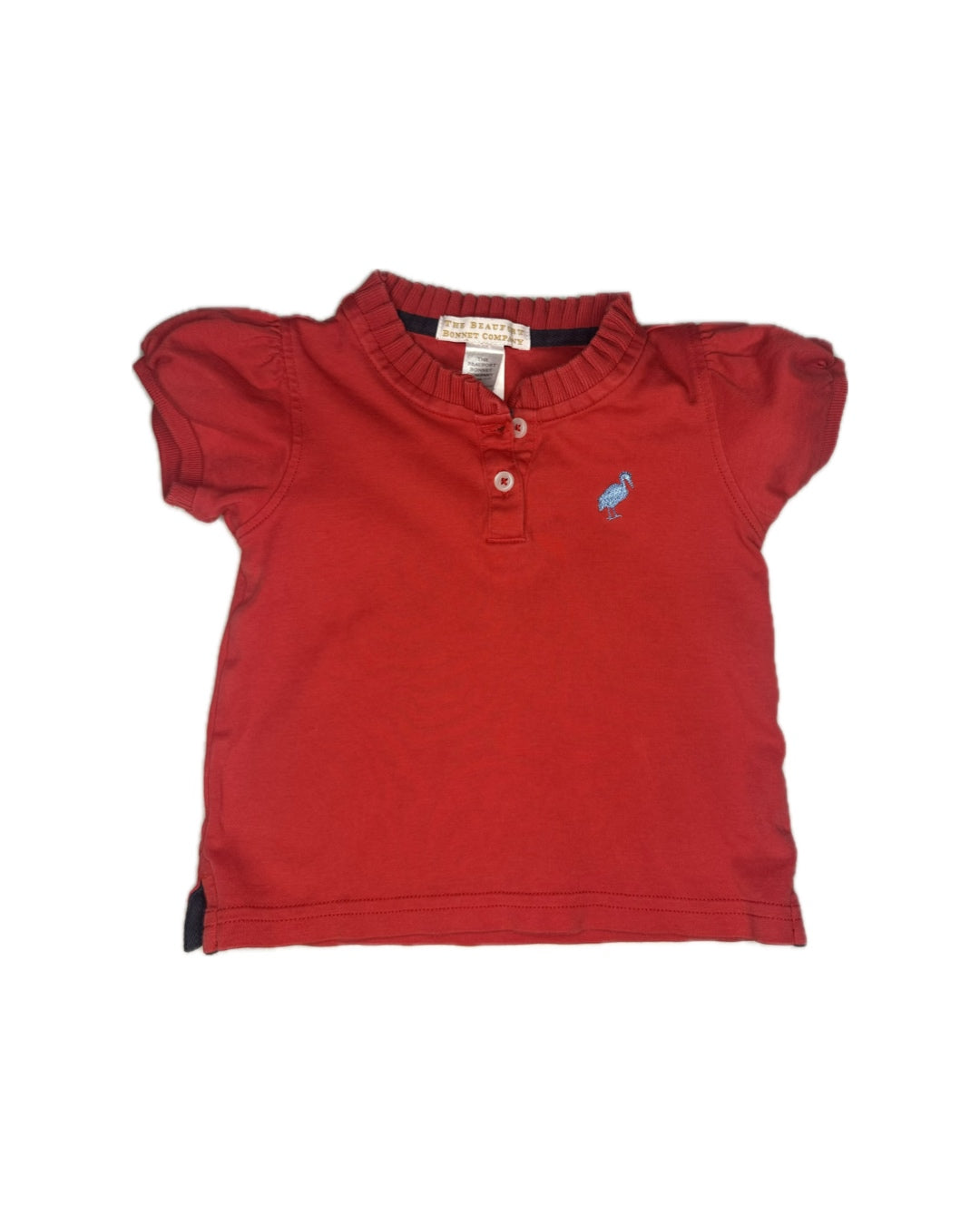 2T TBBC Little Miss Prim & Proper Polo Richmond Red
