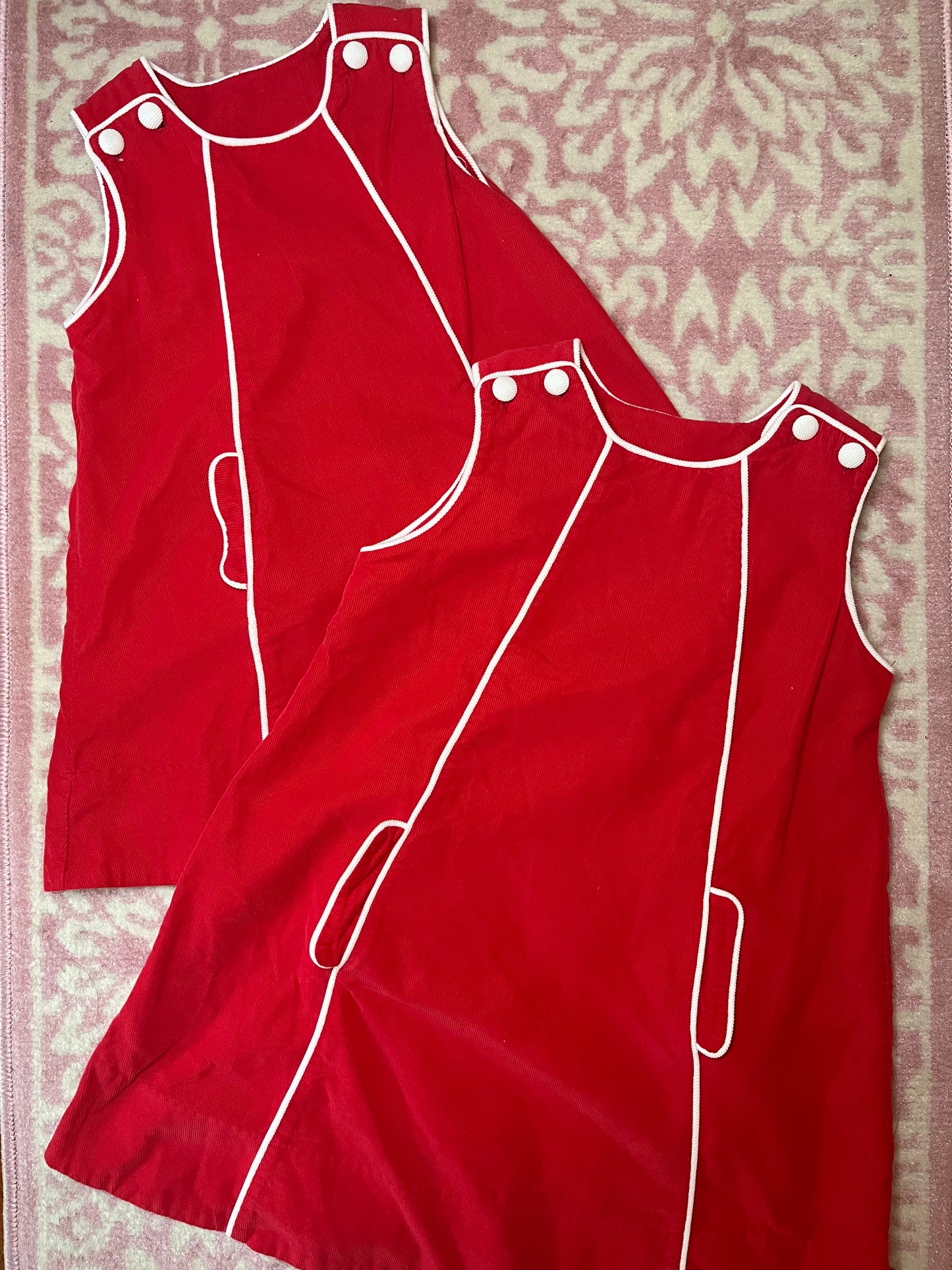 Sz 3T Lullaby Set Red Cord Jumper