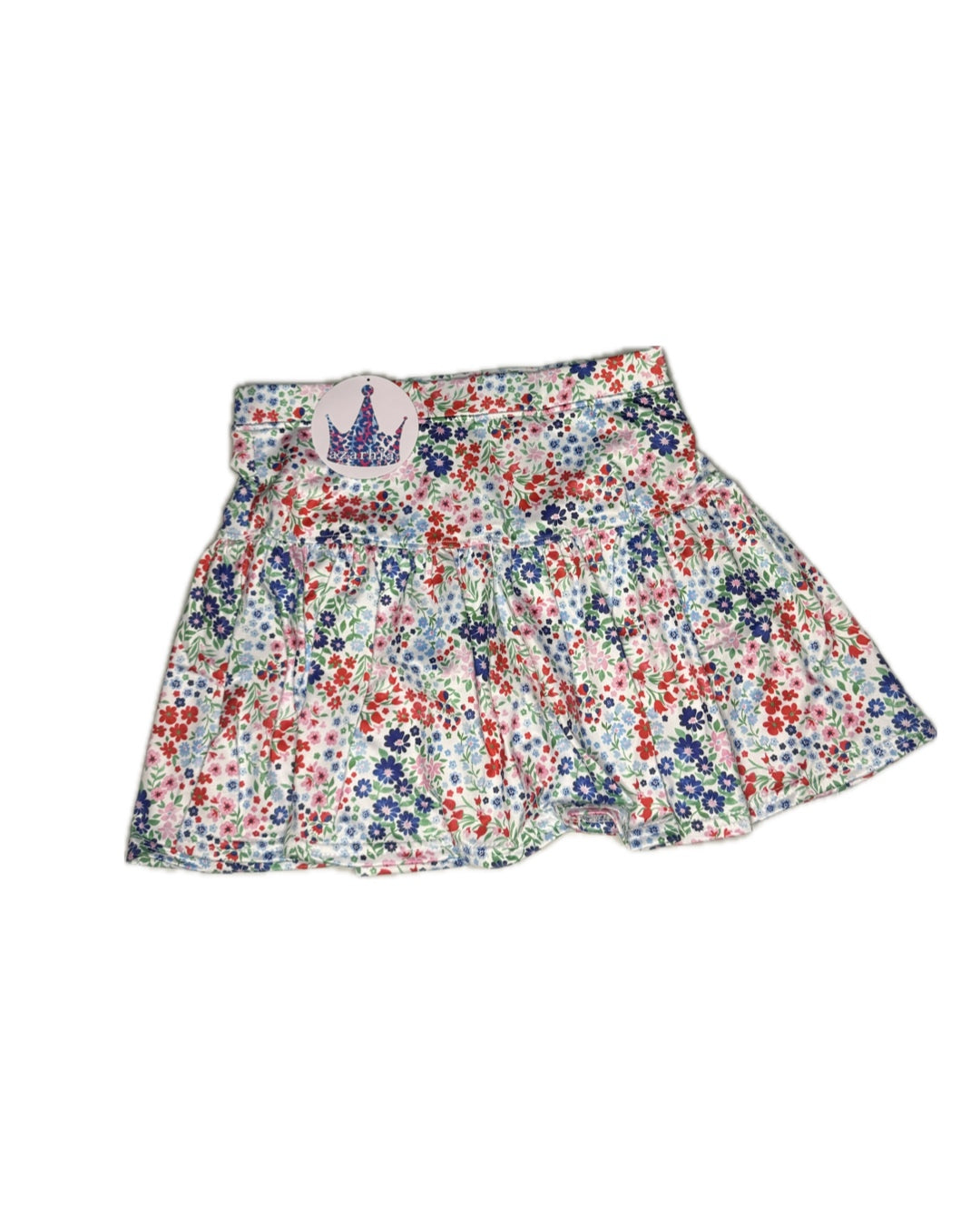10/12 Azarhia Colorful Floral Skort