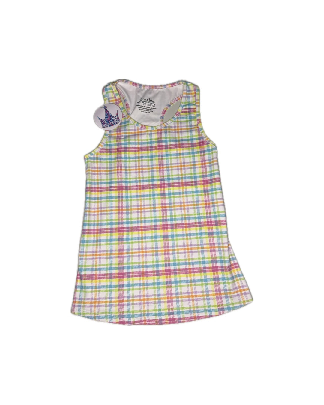 10/12 Azarhia Colorful Plaid Tank