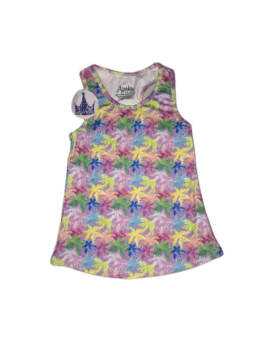 Azarhia Colorful Palm Tree Tank