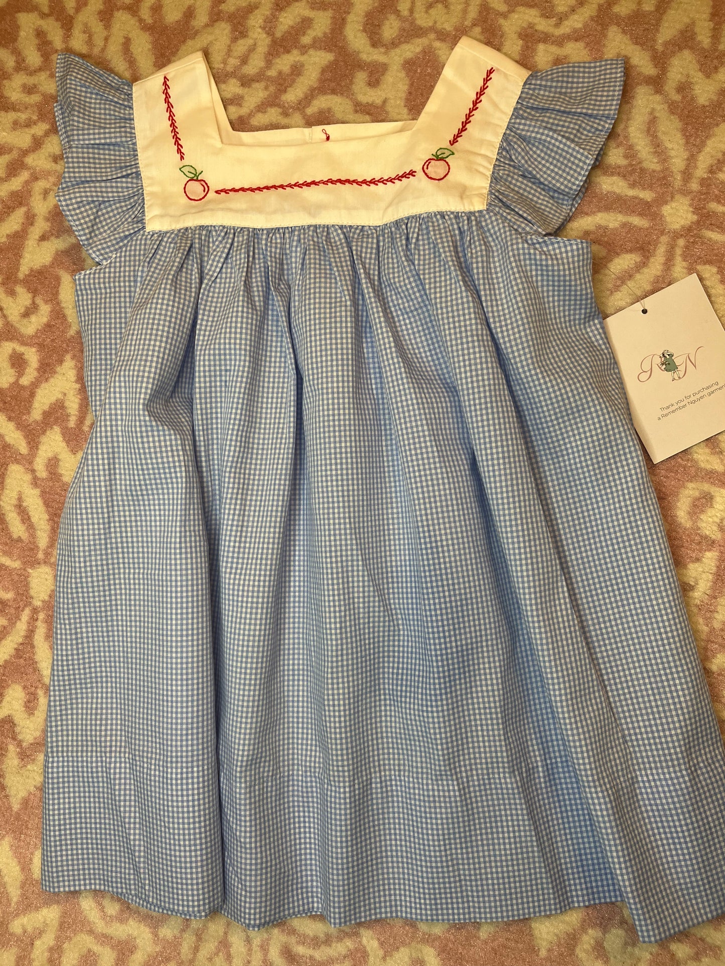 Sz 2T Remember Nguyen Apple Bluebell Dress