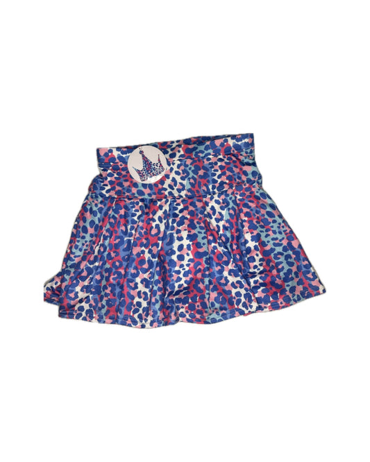 12 Azarhia Colorful Cheetah Skort