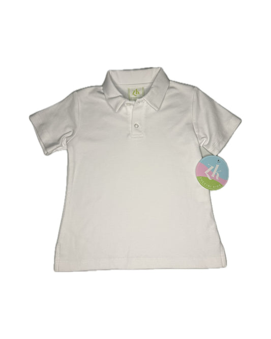 Zuccini Kids White Polo Shirt