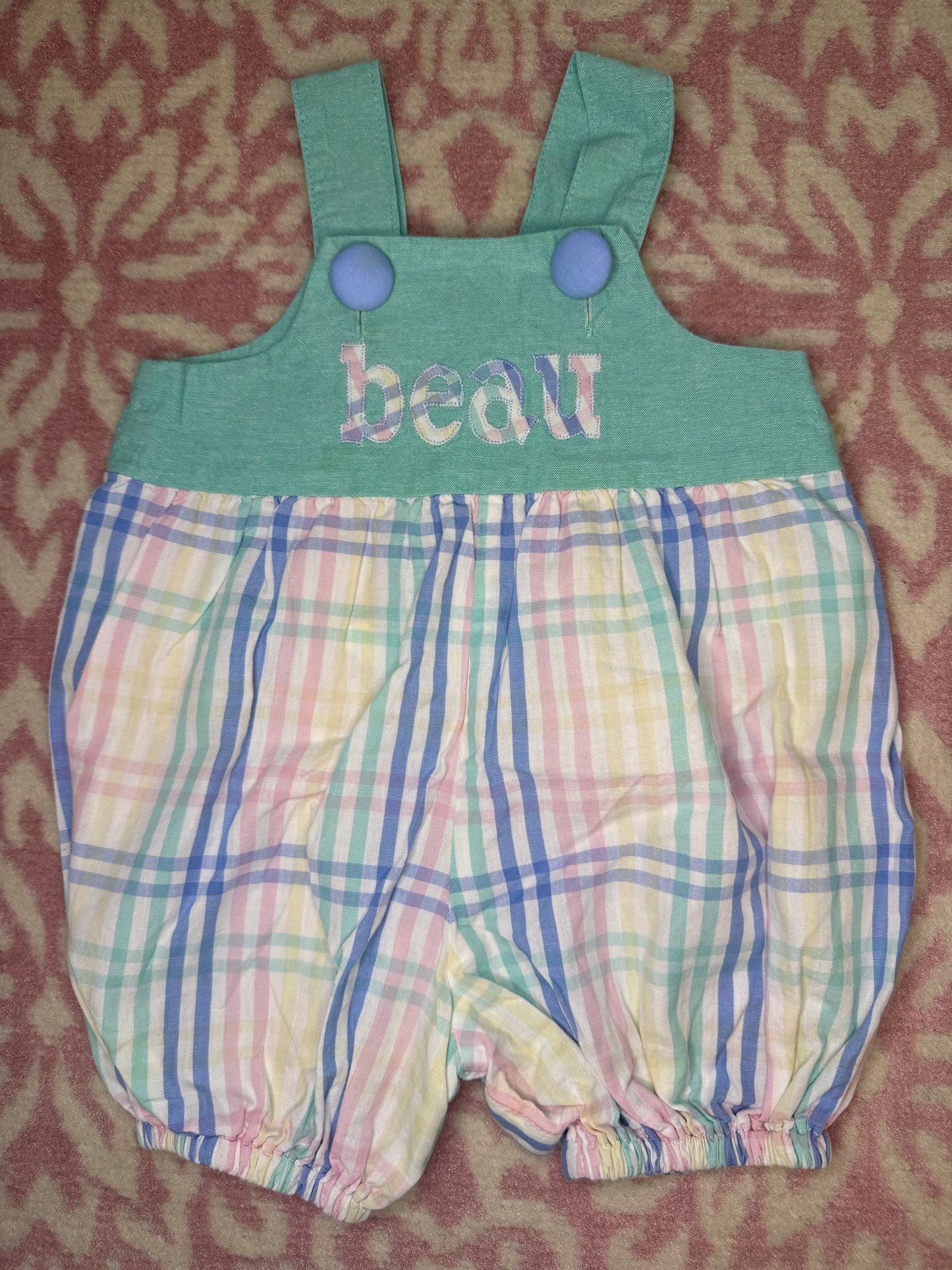 12M Hannah Kate Beau Mono Check Bubble