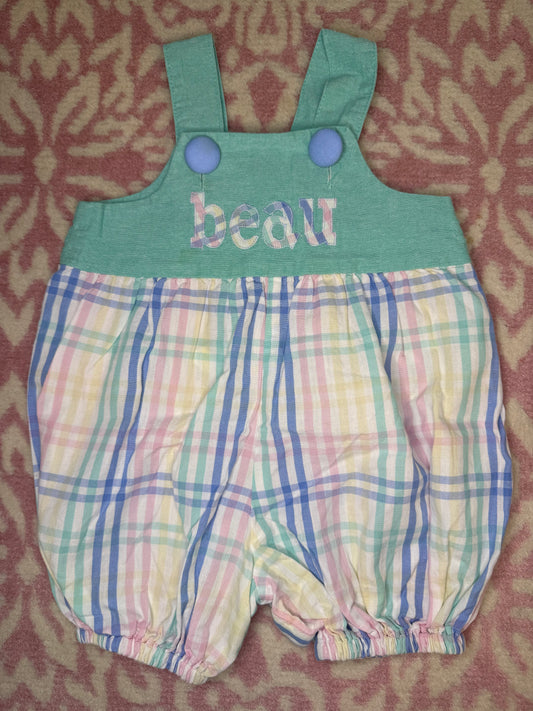 12M Hannah Kate Beau Mono Check Bubble