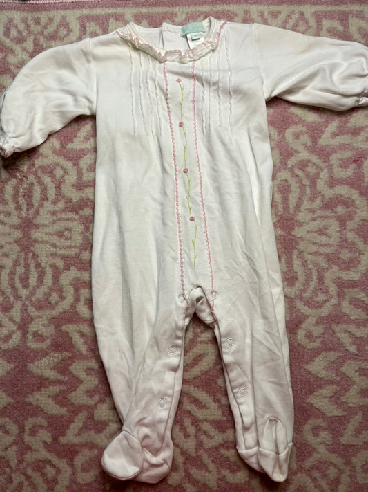 Sz 3M Baby Threads Rosette Playsuit