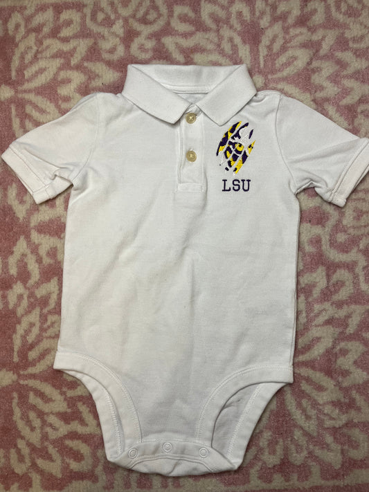 Sz 18M Eye of the Tiger Onesie Polo