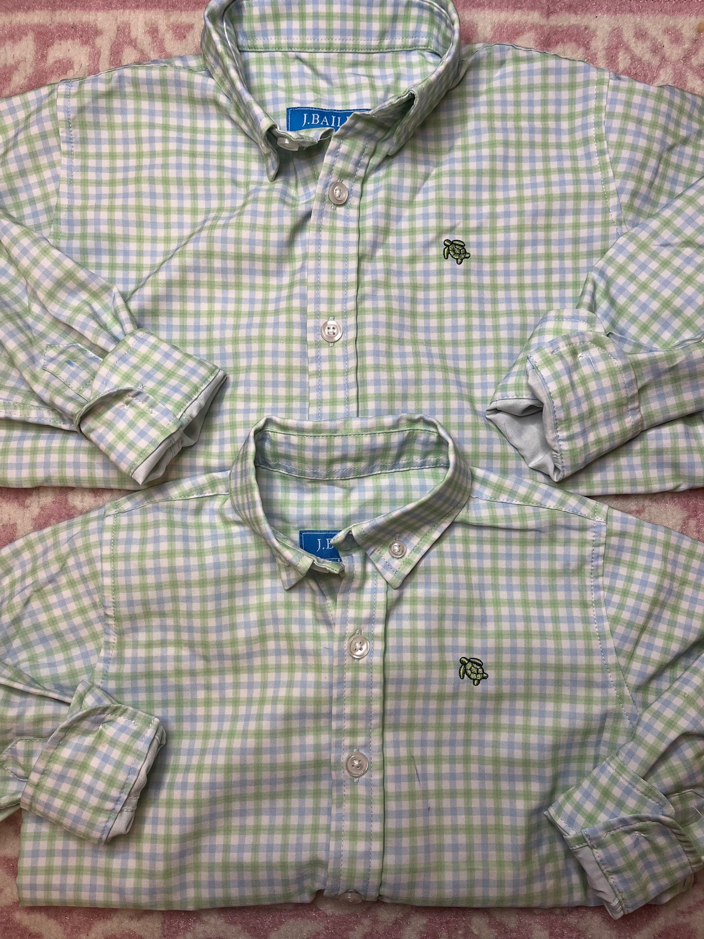 Sz 2T J. Bailey Seaside Performance Button Down Shirt