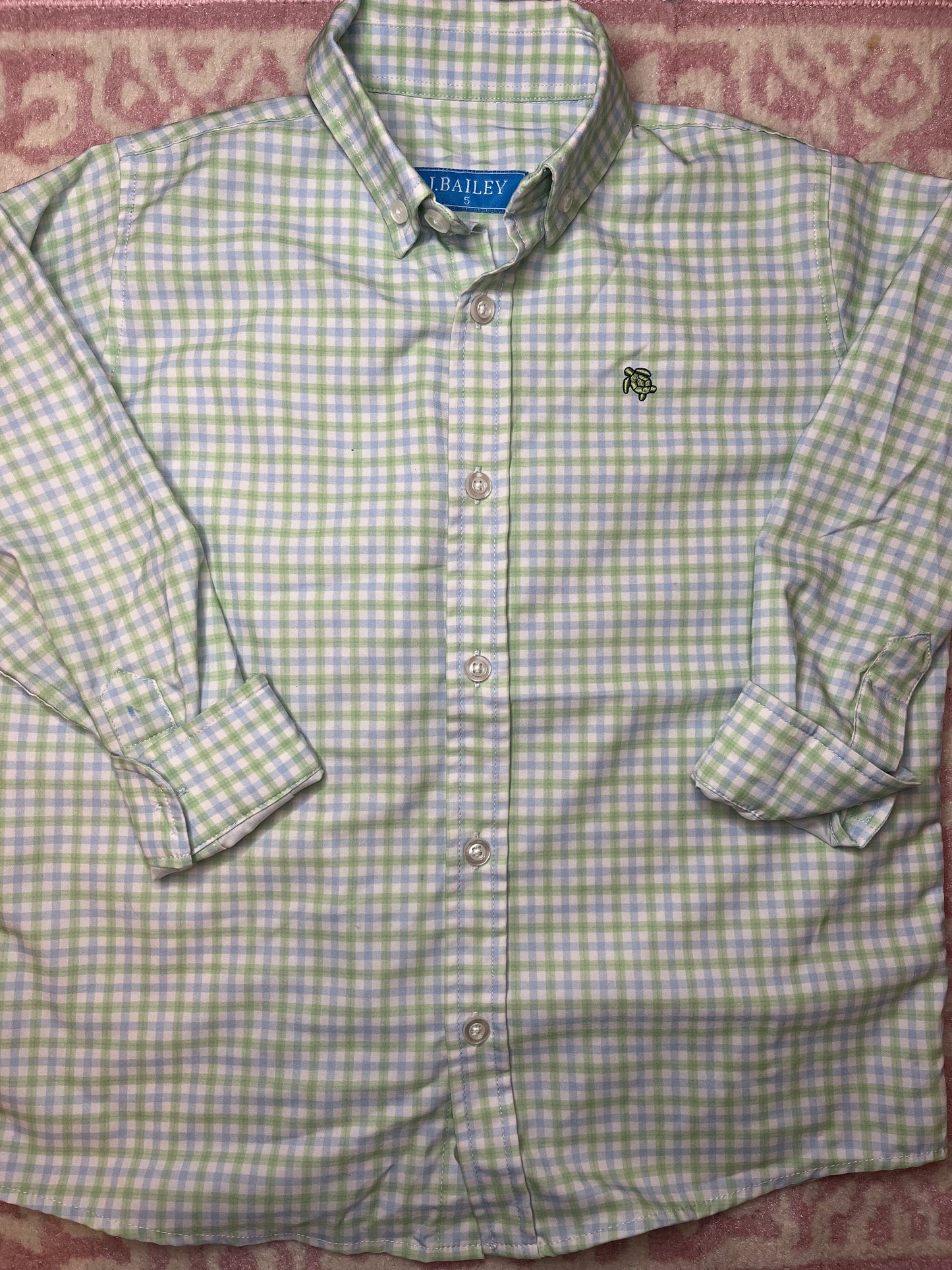 Sz 2T J. Bailey Seaside Performance Button Down Shirt