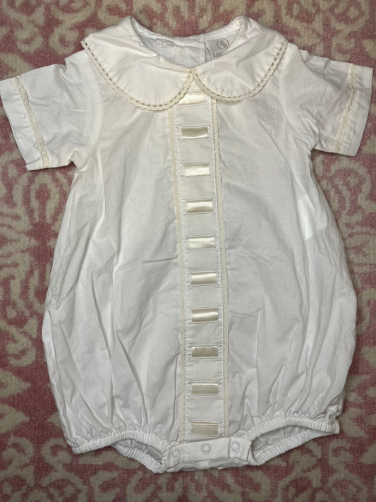 Sz 12M Lullaby Set Nate Bubble Blessings White Batiste