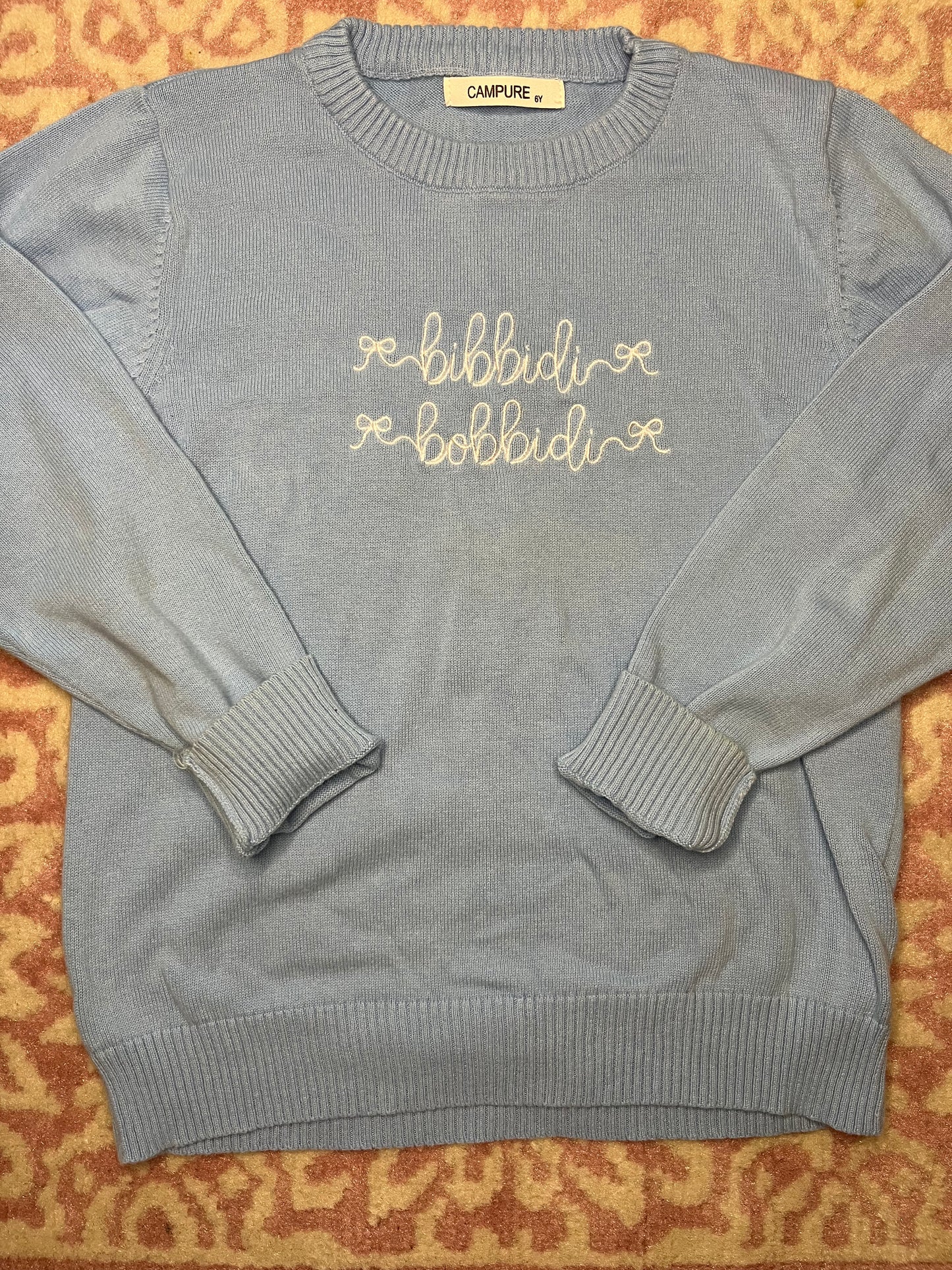 Sz 6 Bibbidi Bobbidi Crewneck Sweater