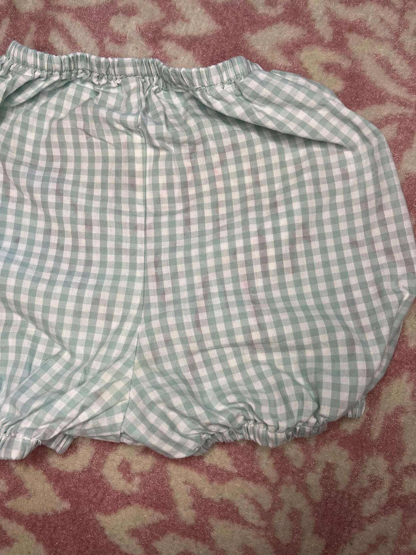 Sz 2T Mint Magnolia Bloomer Set