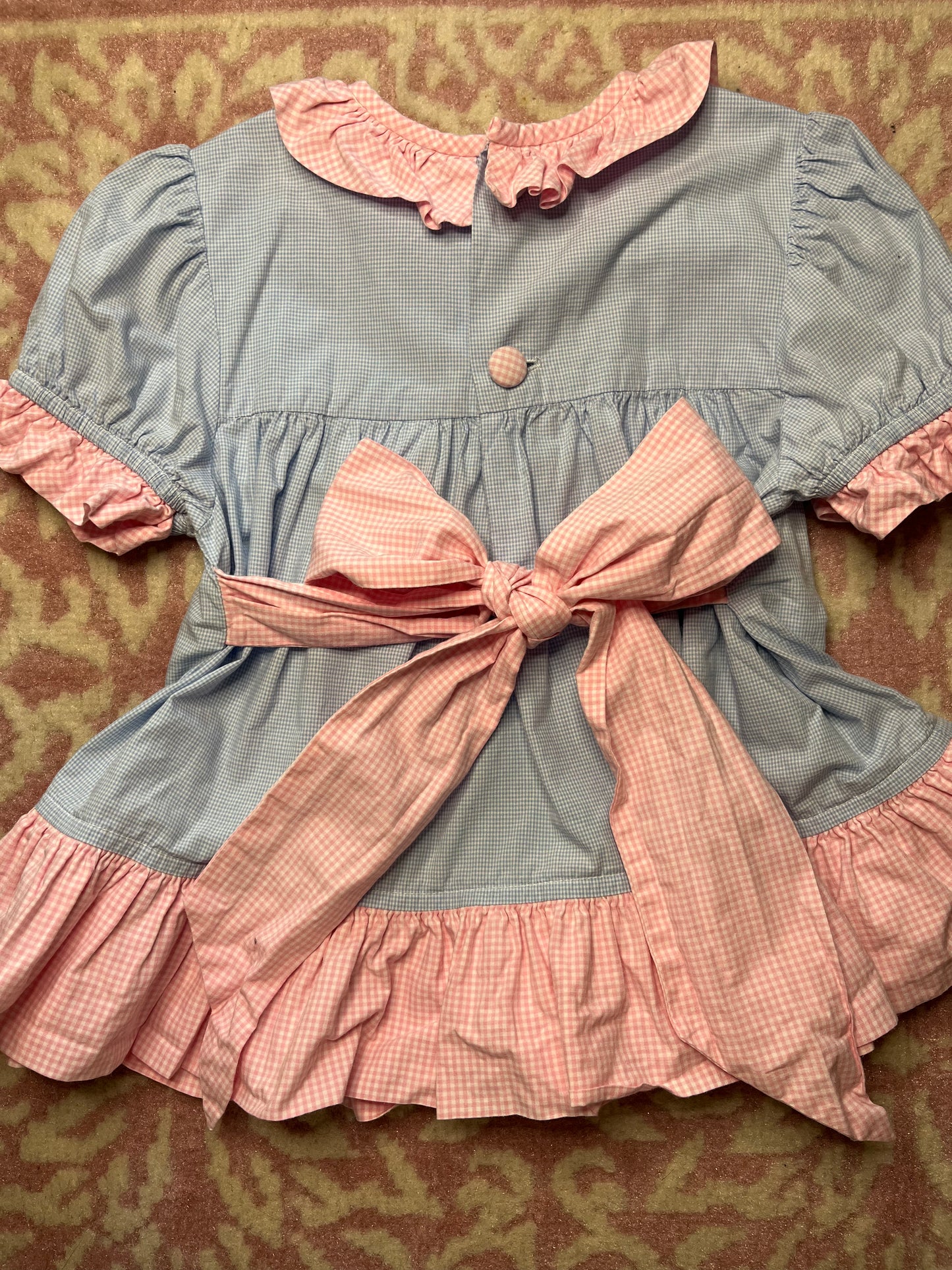 Sz 3 Beauxet Belles New Orleans Smocked Fairy Set with Bow