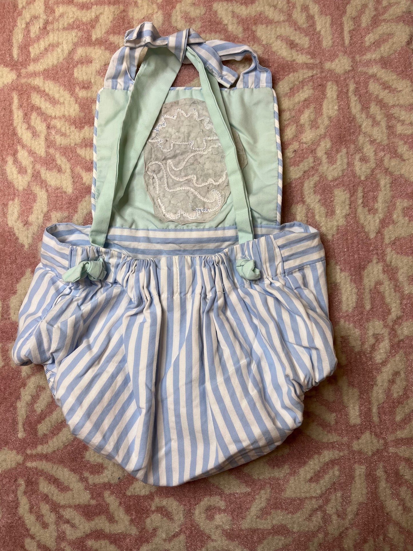 Sz 12-18M Sayre’s Sunsuit with Dino Appliqués