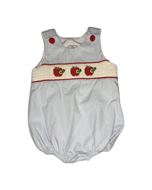 24M Coach’s Daughter Smocked Apple Gingham Bubble