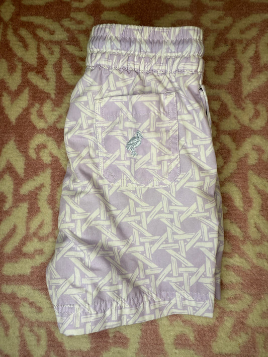 18/24M TBBC Tortola Swim Trunks - Ocean Club Cane w/ Beale Street Blue