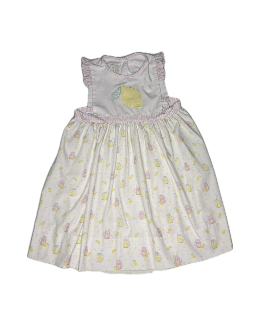 5 Lullaby Set Lemon Appliqué Dress