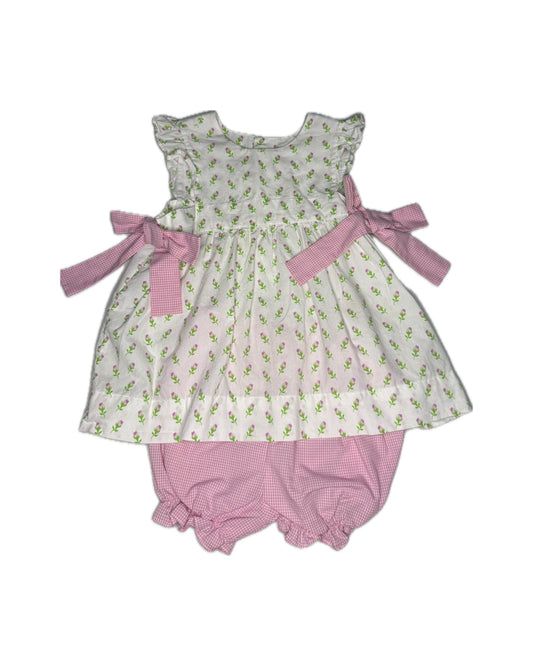 4T Remember Nguyen Rosebud Tie Side Bloomer Set