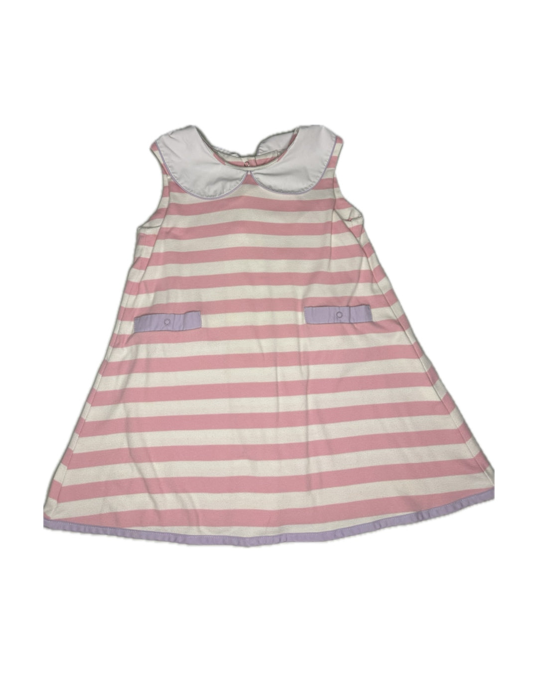 6 TBBC Luanne's Lunch Dress in Sandpearl Pink Stripe