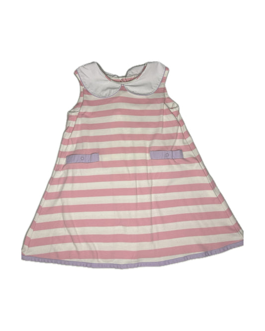 6 TBBC Luanne's Lunch Dress in Sandpearl Pink Stripe