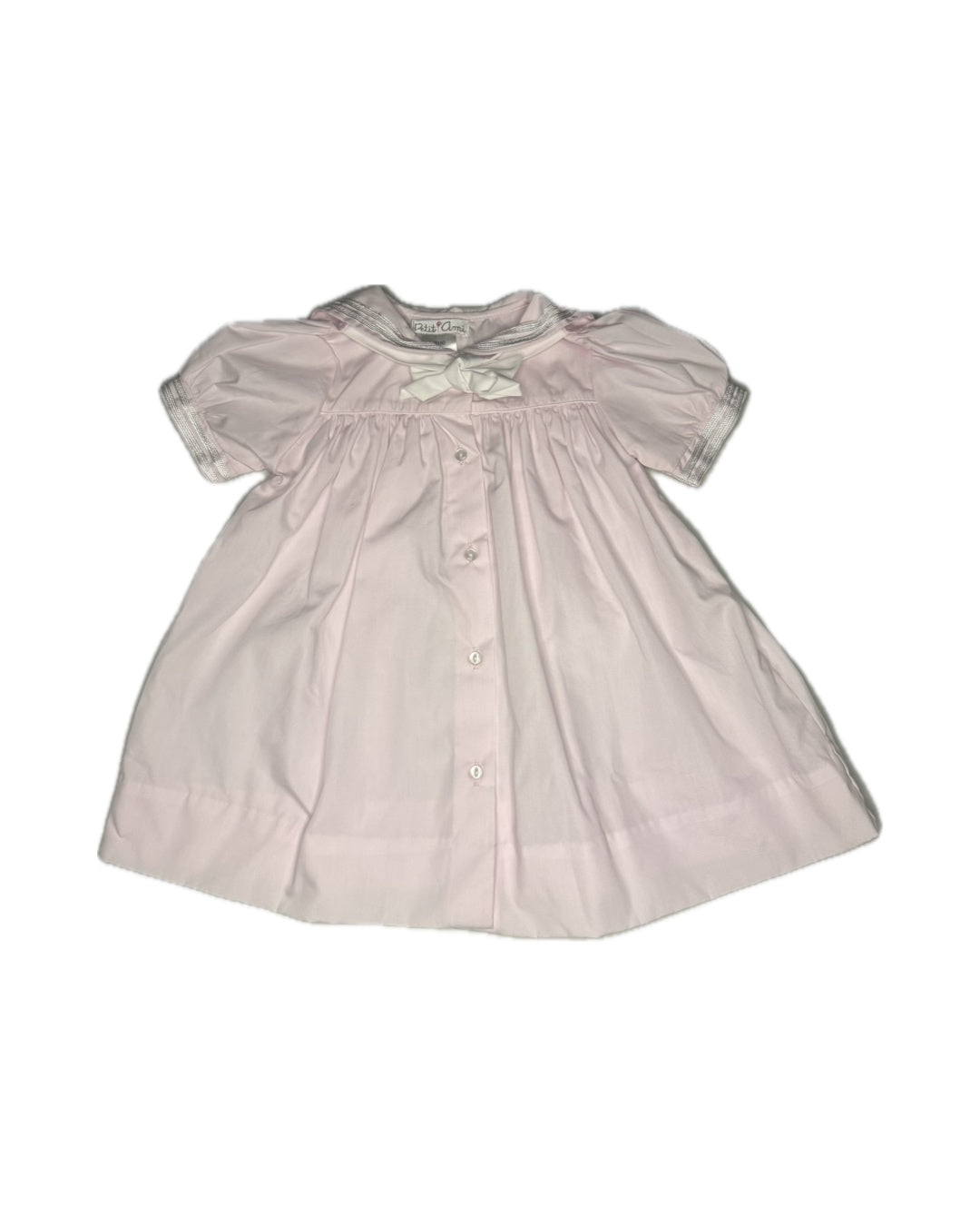 9M Petit Ami Baby Pink Sailor Dress