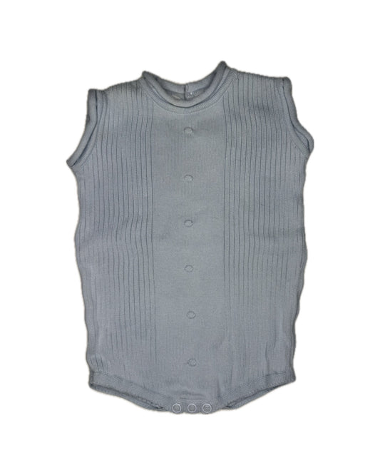 Boy 6M Feltman Blue Knit Bubble