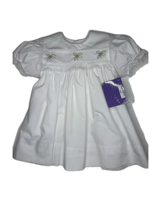 Girl 12M Phoenix N Ren Christmas Holly Heirloom Dress