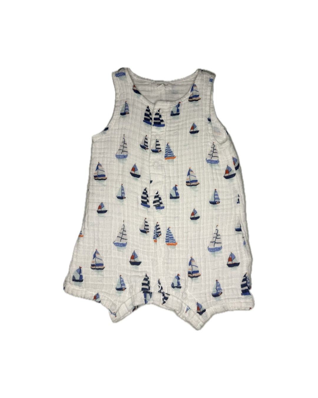 12/18M Angel Dear Muslim Sailboat Romper