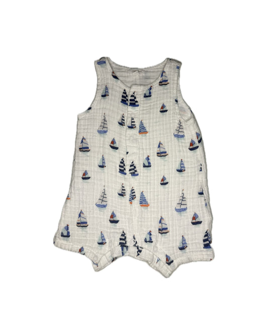12/18M Angel Dear Muslim Sailboat Romper