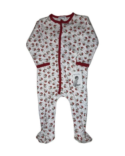 Unisex 9M Magnolia Baby Santa Footie Pajamas