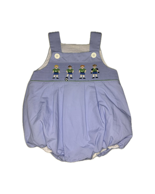 24M Remember Nguyen Soccer Smocked Blue Bubble