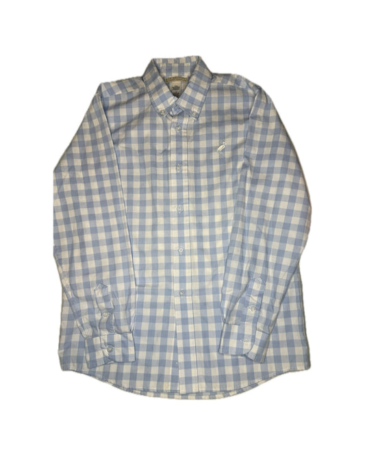 Boy 8 TBBC Deans List Button Down in Buckhead Blue Check