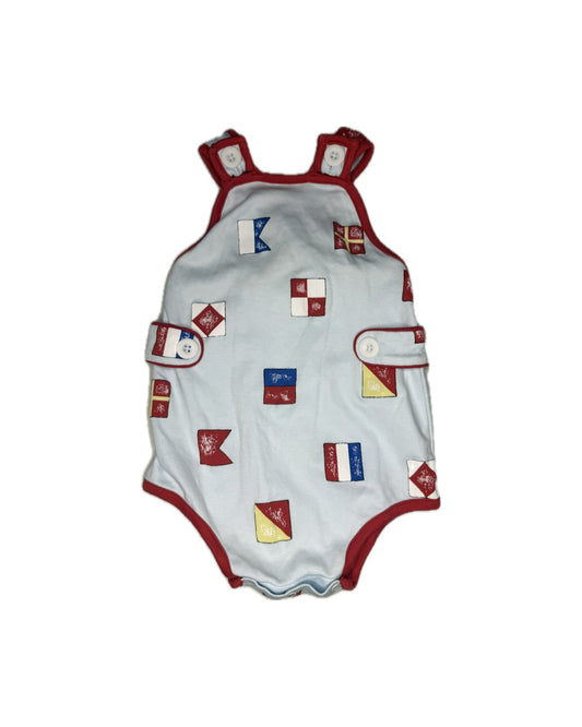 12/18M TBBC Skipper Sunsuit New Street Nautical Flags