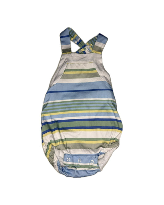9M Dondolo Striped Blue, Green, & Yellow Sunsuit